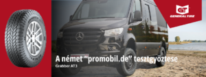 A General Tire Grabber AT3 a PROMOBIL teszt győztese