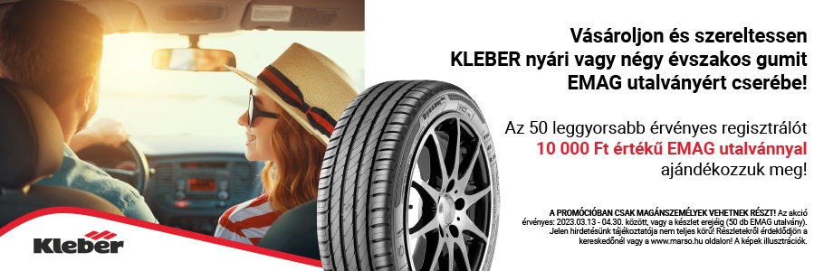 Kléber nyári gumi akció