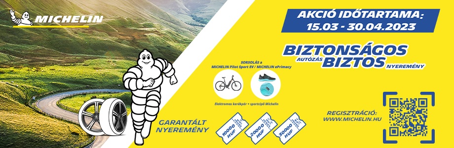 Michelin nyári gumi akció