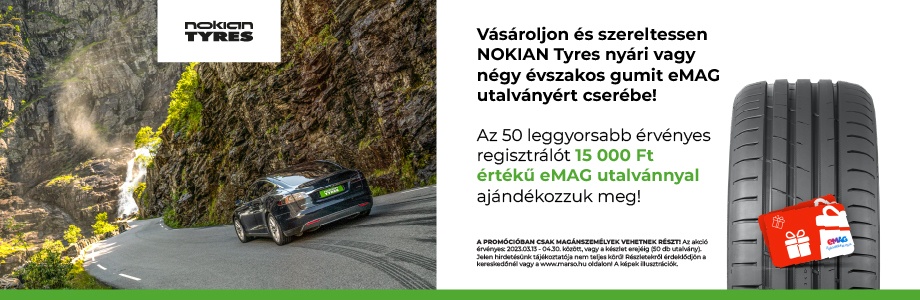 Nokian nyári gumi akció