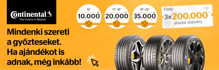 Continental nyári gumi akció