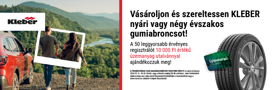 Kléber nyári gumi akció